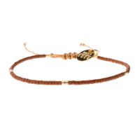 Fem Cognac Gold armband